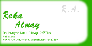 reka almay business card